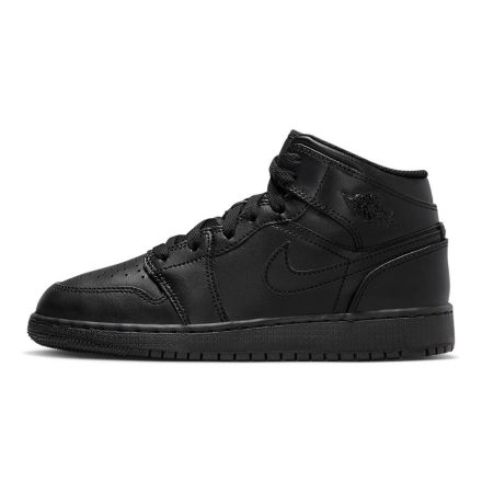 Jordan 1 Mid Triple Black (GS)