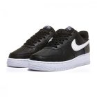 Air Force 1 Low 07 Black White Pebbled Leather
