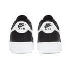 Air Force 1 Low 07 Black White Pebbled Leather