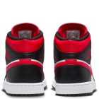 Jordan 1 Mid White Gym Red-Black