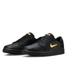 Jordan 1 Low Method of Make Black Metallic Gold