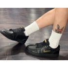 Jordan 1 Low Method of Make Black Metallic Gold