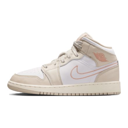 Jordan 1 Mid SE Sand Drift White Madder Root (GS)