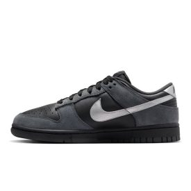 Dunk Low Black Metallic Silver