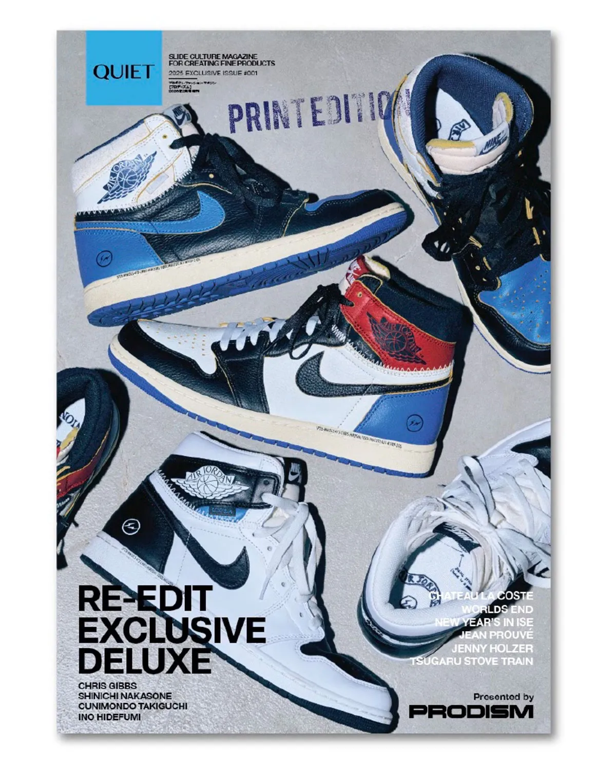 Fragment Design x Union x Air Jordan 1 előzetes Hiroshi Fujiwara magazinjában