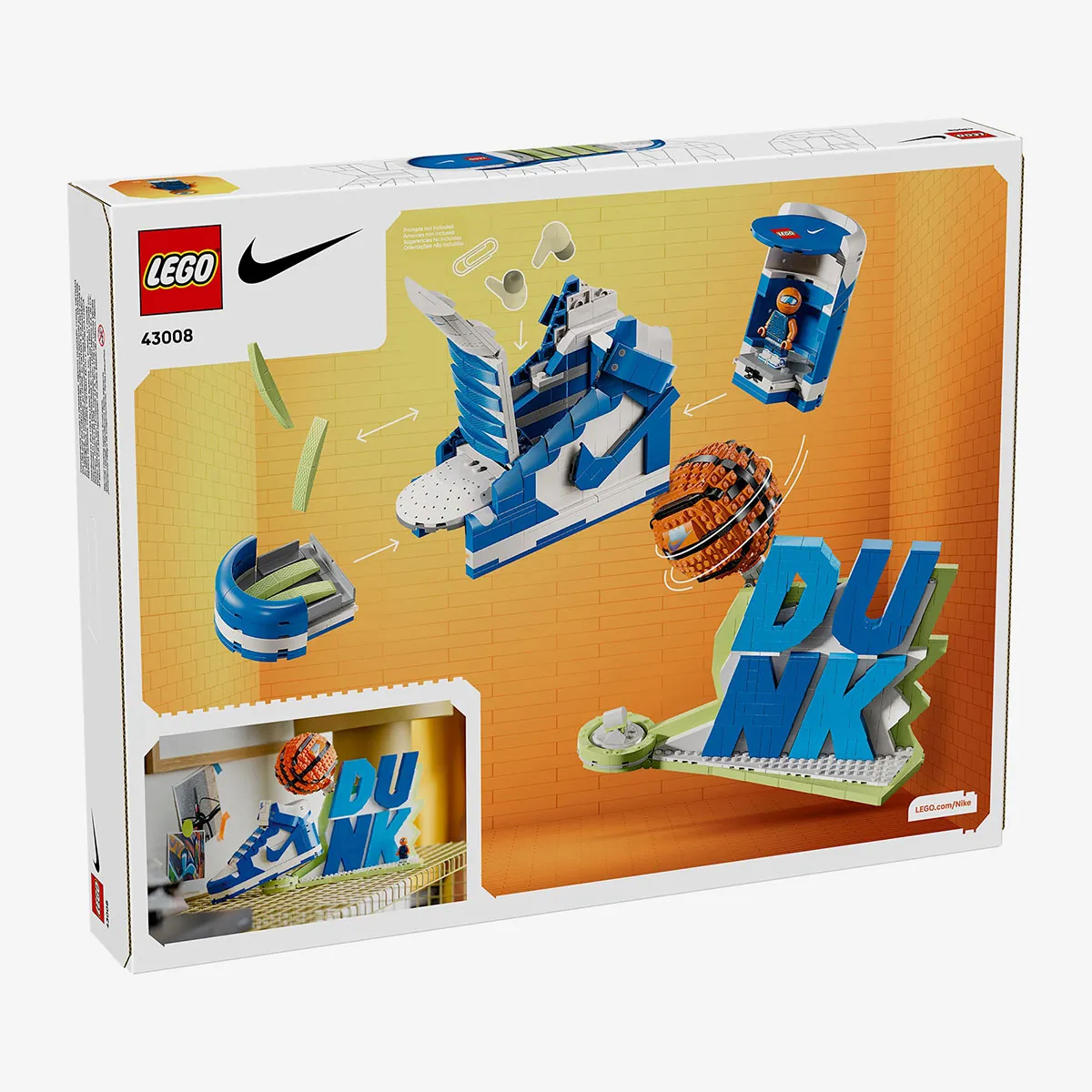Előrendelhető az 1180 darabos LEGO Nike Dunk készlet most