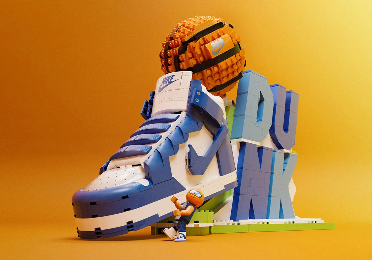 Előrendelhető az 1180 darabos LEGO Nike Dunk készlet most